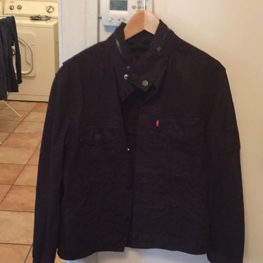 Levi’s black denim commuter jacket